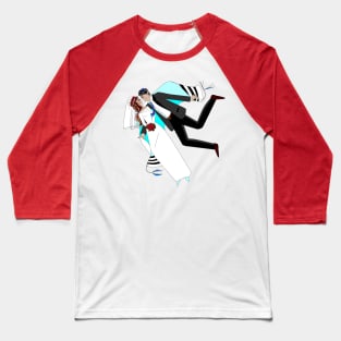 Wedding Couple Floating Baseball T-Shirt